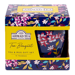 2675 Набор "Букет", пакетированный, 15х2г, пакетики в инд.конвертах, кружка в подарок